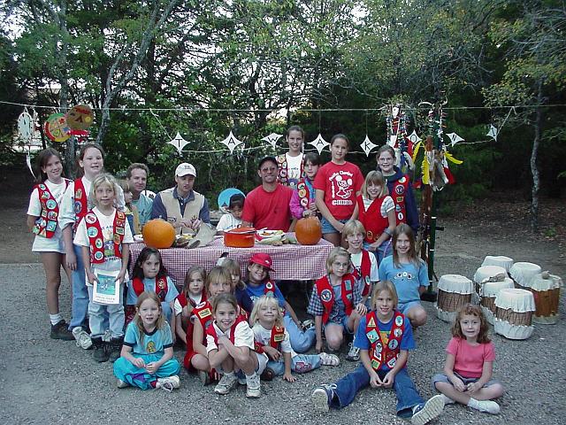 Tawakoni Princesses with the cooking contest judges 2.JPG